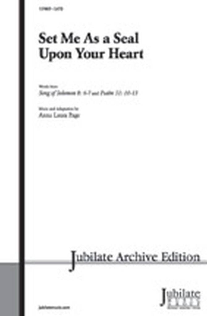 Set Me as a Seal Upon Your Heart